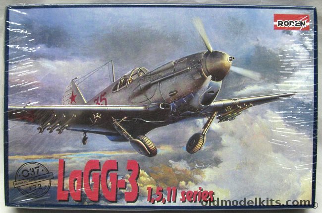 Roden 1/72 Lagg-3 - 1 / 5 /11 Series, O37 plastic model kit